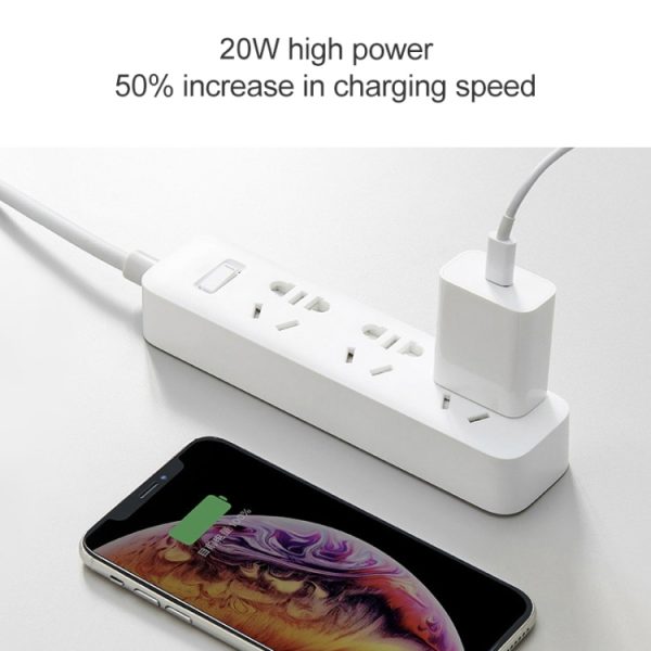 Original Xiaomi AD201 20W Single USB-C / Type-C Interface Travel Charger Quick Charge Version, US Plug(White)