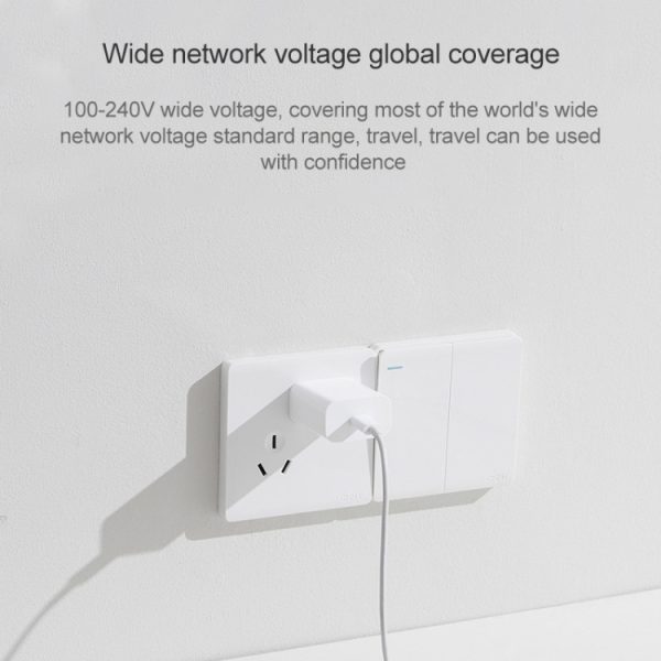 Original Xiaomi AD201 20W Single USB-C / Type-C Interface Travel Charger Quick Charge Version, US Plug(White)