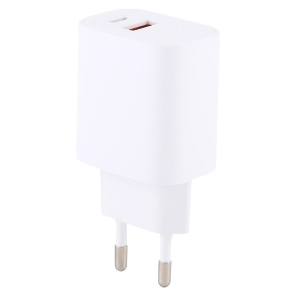 IP8G0711EU_2.jpg T085 20W USB + Type-C Fast Charging Travel Power Adapter, EU Plug, IP8G0711EU, IP8G0711US