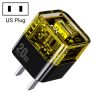 IP8G1263B-1.jpg WK WP-U149 20W USB+USB-C/Type-C Dual Port Transparent Charger, Specifications: US Plug