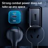 IP8G1263_B4.jpg WK WP-U149 20W USB+USB-C/Type-C Dual Port Transparent Charger, Specifications: US Plug
