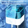 IP8G1263_B5.jpg WK WP-U149 20W USB+USB-C/Type-C Dual Port Transparent Charger, Specifications: US Plug