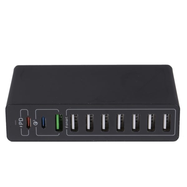 IP8G1309B_1.jpg MFT-03Q 10 in 1 65W QC3.0 USB Smart Fast Charger, EU Plug, EU Plug