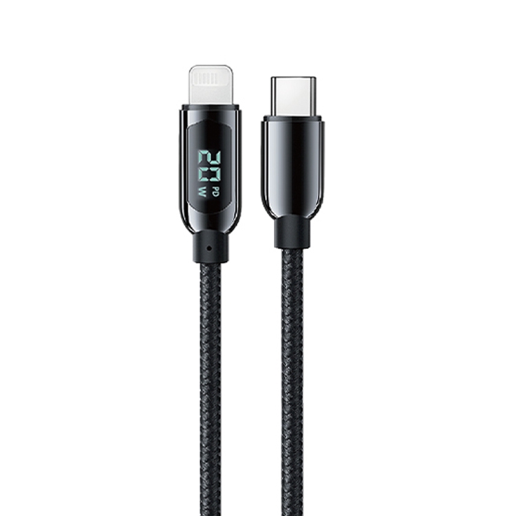 Mutural Li-CC001 1.2m PD20W Digital Display USB-C / Type-C to 8 Pin Charging Data Cable 2 Mutural Li-CC001 1.2m PD20W Digital Display USB-C / Type-C to 8 Pin Charging Data Cable - Image 2