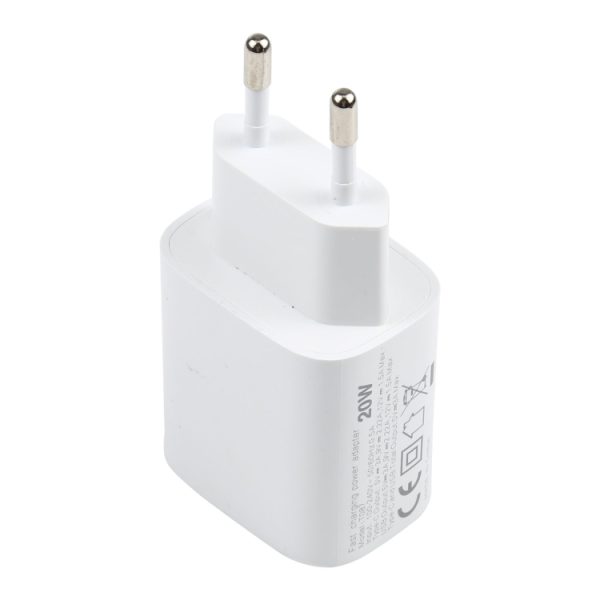 IP8G1922_2.jpg T087 20W USB-C / Type-C + USB Ports Fast Charging Travel Charger, EU Plug