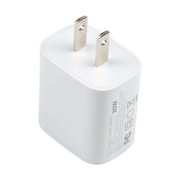 IP8G1923_2.jpg U087 20W USB-C / Type-C + USB Ports Fast Charging Travel Charger, US Plug