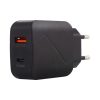 IP8G5890B_2.jpg LZ-819A+C QC3.0 USB + PD 18W USB-C / Type-C Interfaces Travel Charger with Indicator Light, EU Plug, EU Plug