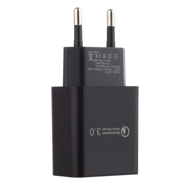 IP8G5892B_1.jpg LZ-706 QC3.0 Single USB Port Travel Charger, EU Plug