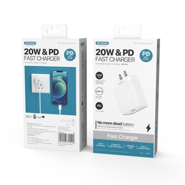 IP8G7354_2.jpg WK WP-U54 Max 20W Maxspeed PD Fast Charger