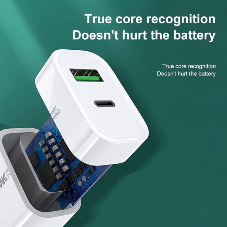 WK WP-U53 QC3.0 Charger 20W USB Type-C Maxspeed PD Fast Charger 6 WK WP-U53 QC3.0 Charger 20W USB Type-C Maxspeed PD Fast Charger - Image 6