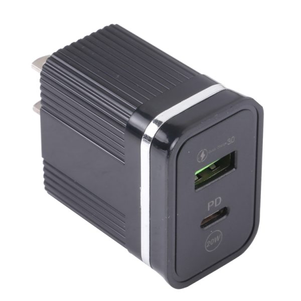 IP8G7751B_2.jpg 46-A2C2 20W PD + QC3.0 USB Multifunction Fast Charger,US Plug, US Plug