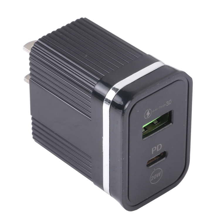 46-A2C2 20W PD + QC3.0 USB Multifunction Fast Charger,US Plug, US Plug 3 46-A2C2 20W PD + QC3.0 USB Multifunction Fast Charger,US Plug, US Plug - Image 3