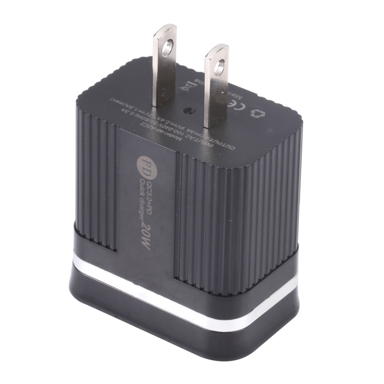 46-A2C2 20W PD + QC3.0 USB Multifunction Fast Charger,US Plug, US Plug 4 46-A2C2 20W PD + QC3.0 USB Multifunction Fast Charger,US Plug, US Plug - Image 4