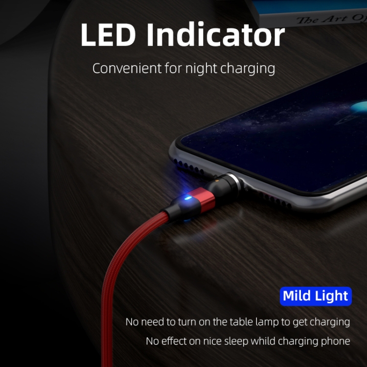 1m 3A Output 3 in 1 USB to 8 Pin + USB-C / Type-C + Micro USB 540 Degree Rotating Magnetic Data Sync Charging Cable, 1m 3 in 1 11 1m 3A Output 3 in 1 USB to 8 Pin + USB-C / Type-C + Micro USB 540 Degree Rotating Magnetic Data Sync Charging Cable, 1m 3 in 1 - Image 11