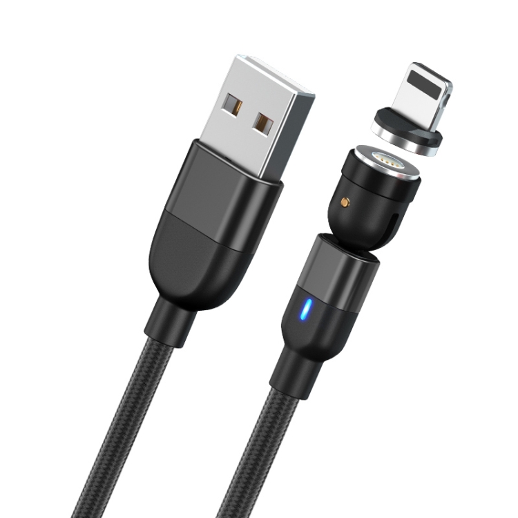 2m 3A Output USB to 8 Pin 540 Degree Rotating Magnetic Data Sync Charging Cable, 2m 8 Pin 2 2m 3A Output USB to 8 Pin 540 Degree Rotating Magnetic Data Sync Charging Cable, 2m 8 Pin - Image 2