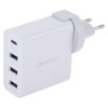 IPXS1125_1.jpg A3P 3A Max Output USB-C / Type-C + QC3.0 + Dual USB 4 Ports Wall Travel Charger, EU Plug