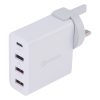 IPXS1127_1.jpg A3P 3A Max Output USB-C / Type-C + QC3.0 + Dual USB 4 Ports Wall Travel Charger, UK Plug