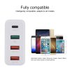 IPXS1127_4.jpg A3P 3A Max Output USB-C / Type-C + QC3.0 + Dual USB 4 Ports Wall Travel Charger, UK Plug