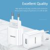 IPXS2144W_6.jpg USAMS US-CC075 T18 2.1A Single USB Travel Charger, EU Plug, EU Plug