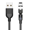 IPXS6063B_1.jpg 2m 2A Output USB to 8 Pin Nylon Braided Rotate Magnetic Charging Cable, 2m 8 Pin