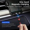 IPXS6063B_11.jpg 2m 2A Output USB to 8 Pin Nylon Braided Rotate Magnetic Charging Cable, 2m 8 Pin
