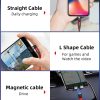 IPXS6063B_14.jpg 2m 2A Output USB to 8 Pin Nylon Braided Rotate Magnetic Charging Cable, 2m 8 Pin
