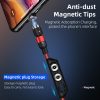 IPXS6063B_6.jpg 2m 2A Output USB to 8 Pin Nylon Braided Rotate Magnetic Charging Cable, 2m 8 Pin