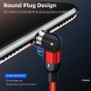 IPXS6063B_7.jpg 2m 2A Output USB to 8 Pin Nylon Braided Rotate Magnetic Charging Cable, 2m 8 Pin