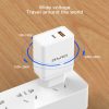 IPXS7611B_5.jpg awei C-980 18W PD USB-C / Type-C + QC 3.0 USB Interface Fast Charging Travel Charger, EU Plug