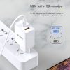 IPXS7611B_6.jpg awei C-980 18W PD USB-C / Type-C + QC 3.0 USB Interface Fast Charging Travel Charger, EU Plug