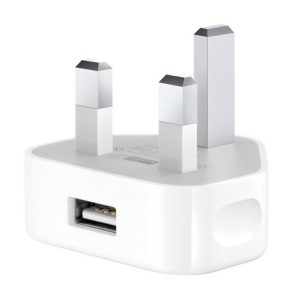 5V / 1A (UK Plug) USB Charger Adapter For iPhone, Galaxy, Huawei, Xiaomi, LG, HTC and Other Smart Phones, Rechargeable Devices(White)