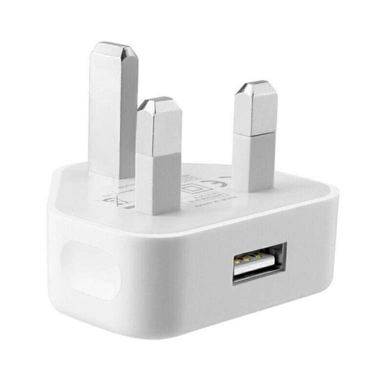 5V / 1A (UK Plug) USB Charger Adapter For iPhone, Galaxy, Huawei, Xiaomi, LG, HTC and Other Smart Phones, Rechargeable Devices(White) 2 5V / 1A (UK Plug) USB Charger Adapter For iPhone, Galaxy, Huawei, Xiaomi, LG, HTC and Other Smart Phones, Rechargeable Devices(White) - Image 2