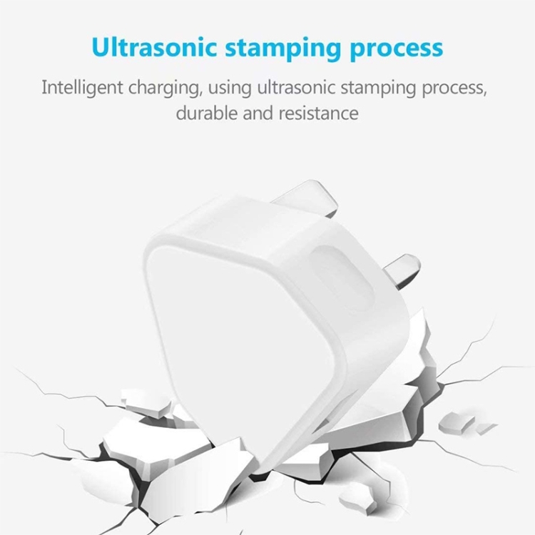 5V / 1A (UK Plug) USB Charger Adapter For iPhone, Galaxy, Huawei, Xiaomi, LG, HTC and Other Smart Phones, Rechargeable Devices(White) 5 5V / 1A (UK Plug) USB Charger Adapter For iPhone, Galaxy, Huawei, Xiaomi, LG, HTC and Other Smart Phones, Rechargeable Devices(White) - Image 5
