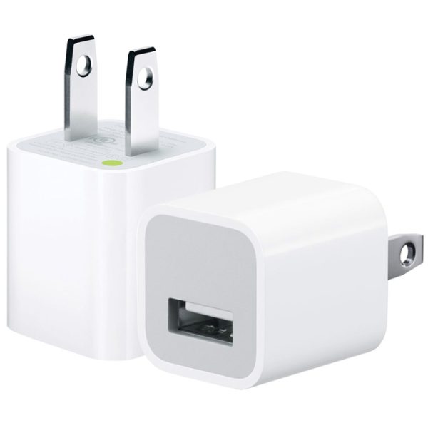 S-IP5G-01082.jpg High Quality 5V / 1A US Socket USB Charger Adapter For iPhone, Galaxy, Huawei, Xiaomi, LG, HTC and Other Smart Phones, Rechargeable Devices(White)