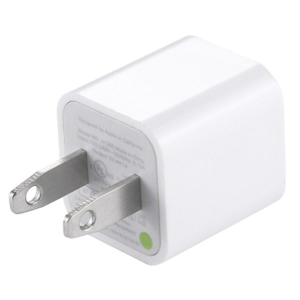 S-IP5G-01082_1.jpg High Quality 5V / 1A US Socket USB Charger Adapter For iPhone, Galaxy, Huawei, Xiaomi, LG, HTC and Other Smart Phones, Rechargeable Devices(White)
