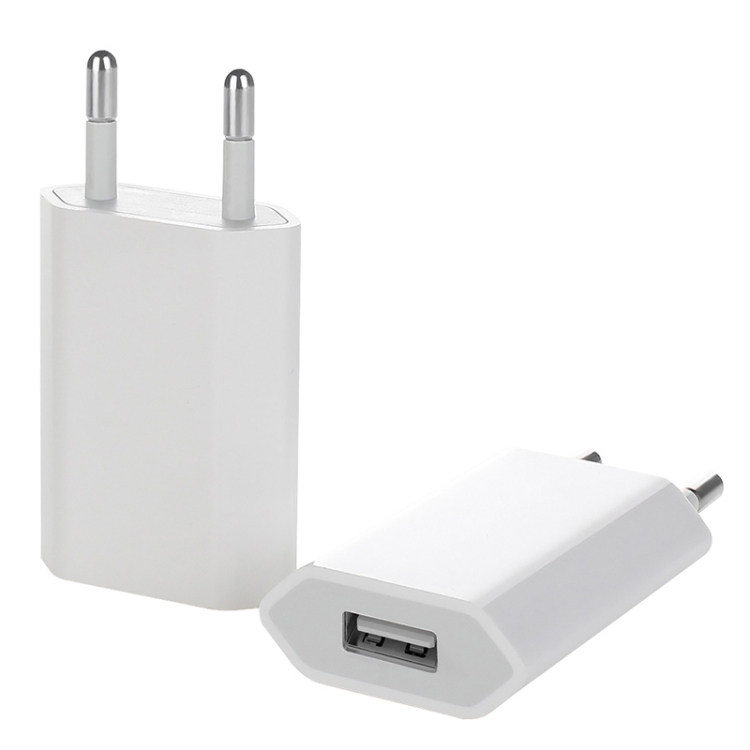 High Quality 5V / 1A EU Plug USB Charger Adapter For iPhone, Galaxy, Huawei, Xiaomi, LG, HTC and Other Smart Phones, Rechargeable Devices(White) 1 High Quality 5V / 1A EU Plug USB Charger Adapter For iPhone, Galaxy, Huawei, Xiaomi, LG, HTC and Other Smart Phones, Rechargeable Devices(White)