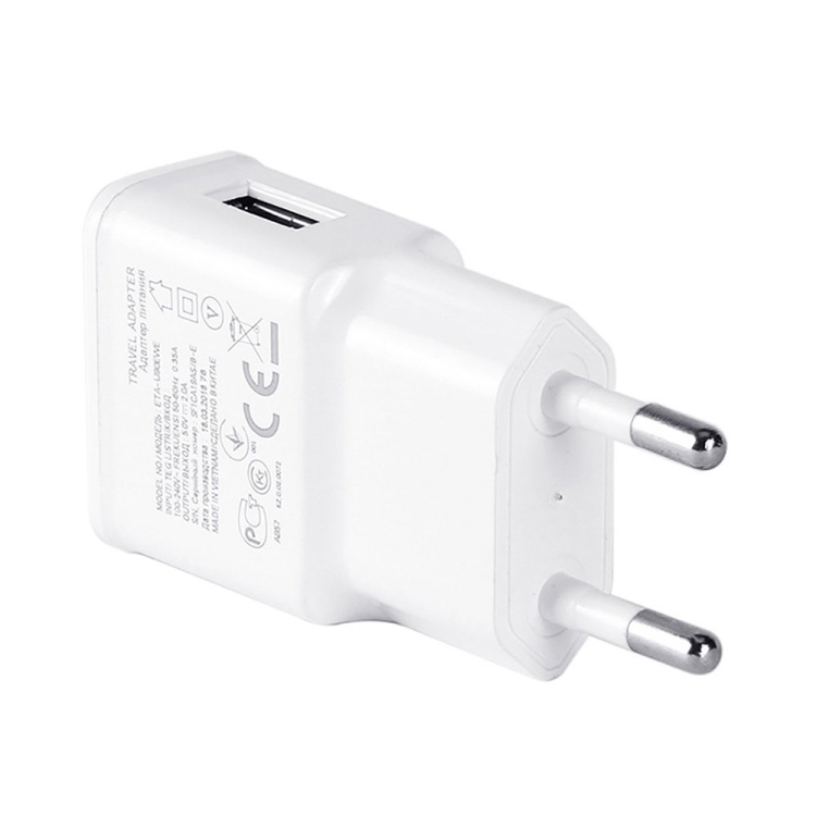 Charger Sync Cable + EU Plug Travel Charger(White) 2 Charger Sync Cable + EU Plug Travel Charger(White) - Image 2