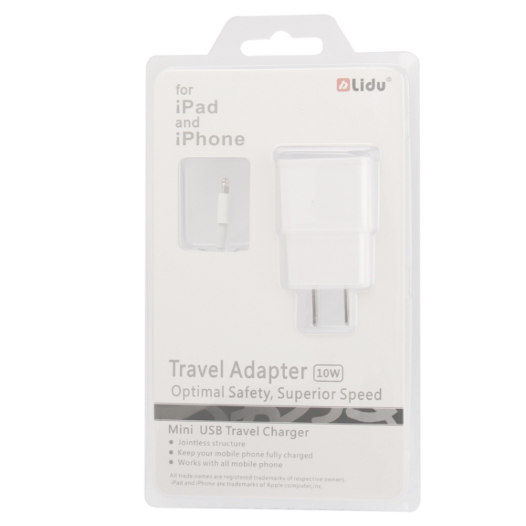 Charger Sync Cable + US Plug Travel Charger for iPad, iPhone, Galaxy, Huawei, Xiaomi, LG, HTC and Other Smart Phones, Rechargeable Devices(White) 3 Charger Sync Cable + US Plug Travel Charger for iPad, iPhone, Galaxy, Huawei, Xiaomi, LG, HTC and Other Smart Phones, Rechargeable Devices(White) - Image 3