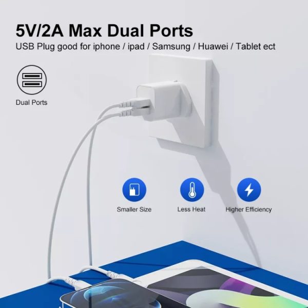 S-IP6P-0687W_5.jpg 2-Ports 5V 2A USB Charger Adapter