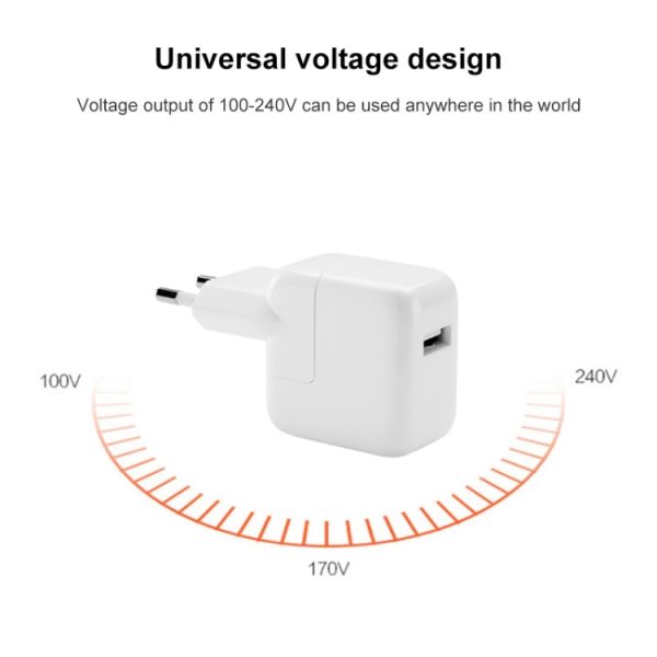 S-MIPAD-0115_5.jpg 5V 2A High Quality EU Plug USB Charger Adapter(White)