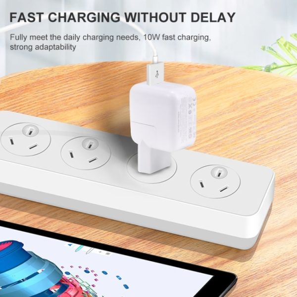 S-MIPAD-0115_6.jpg 5V 2A High Quality EU Plug USB Charger Adapter(White)