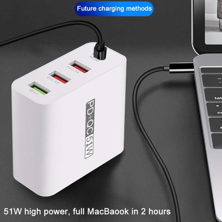 WLX-A6 4 Ports Quick Charging USB Travel Charger Power Adapter, US Plug 15 WLX-A6 4 Ports Quick Charging USB Travel Charger Power Adapter, US Plug - Image 15