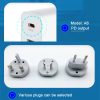SAS5173_9.jpg WLX-A6 4 Ports Quick Charging USB Travel Charger Power Adapter, US Plug
