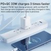 SAS8019W_1.jpg WK WP-U140 33W Power Series USB+USB-C/Type-C Fast Charger, Specifications: US Plug, 33W US Plug