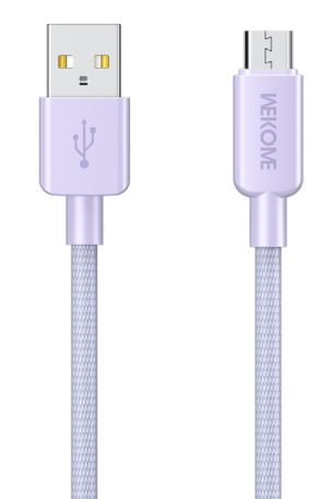WEKOME WDC-03 Tidal Energy Series 3A USB to Micro USB Braided Data Cable, Length: 1m, USB to Micro USB