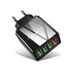 30W QC 3.0 USB + 3 USB 2.0 Ports Mobile Phone Tablet PC Universal Quick Charger Travel Charger, EU Plug, EU Plug