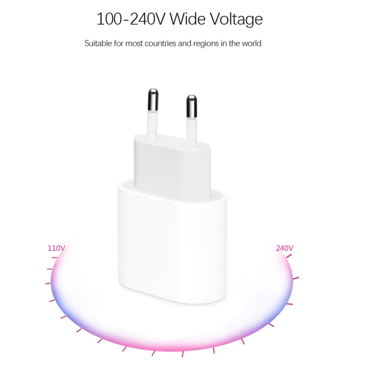 2 in 1 Single USB-C / Type-C Port Travel Charger + 3A PD 3.0 USB-C / Type-C to USB-C / Type-C Fast Charge Data Cable Set, Cable Length: 1m, 18W 1m 5 2 in 1 Single USB-C / Type-C Port Travel Charger + 3A PD 3.0 USB-C / Type-C to USB-C / Type-C Fast Charge Data Cable Set, Cable Length: 1m, 18W 1m - Image 5