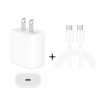 SYA001068001A-1.jpg 2 in 1 Single USB-C / Type-C Port Travel Charger + 3A PD 3.0 USB-C / Type-C to USB-C / Type-C Fast Charge Data Cable Set, Cable Length: 2m, 18W 2m