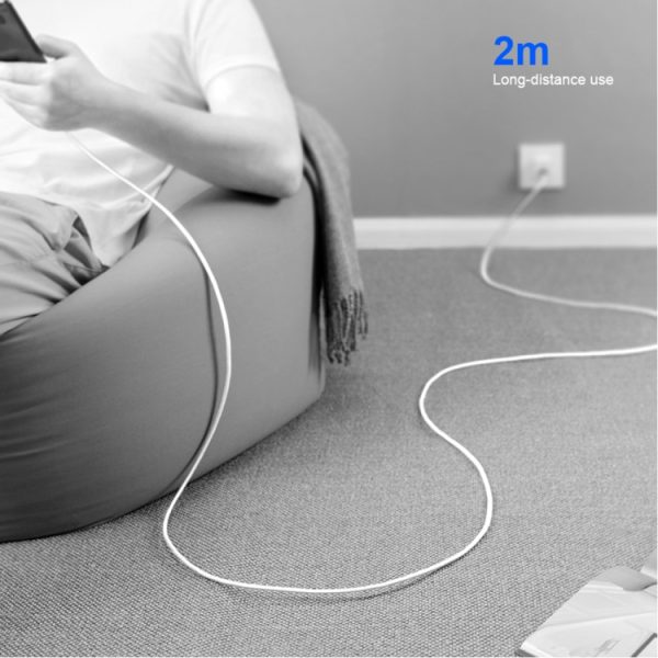 SYA001068001A_11.jpg 2 in 1 Single USB-C / Type-C Port Travel Charger + 3A PD 3.0 USB-C / Type-C to USB-C / Type-C Fast Charge Data Cable Set, Cable Length: 2m, 18W 2m