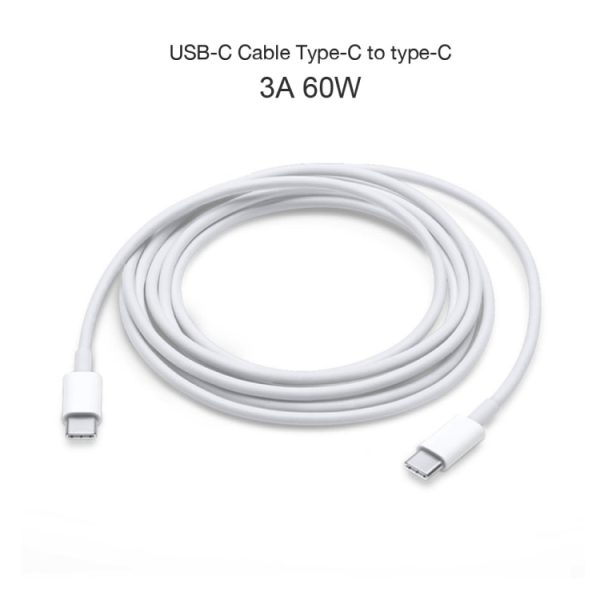 SYA001068001A_4.jpg 2 in 1 Single USB-C / Type-C Port Travel Charger + 3A PD 3.0 USB-C / Type-C to USB-C / Type-C Fast Charge Data Cable Set, Cable Length: 2m, 18W 2m